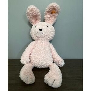 Steiff Soft Cuddly Friends Hoppie Rabbit Pink Plush Bunny Stuffed Animal